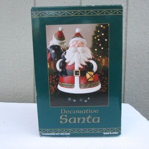 Decorative‎ Santa Carrying Christmas Gift Bag  (10") Costco